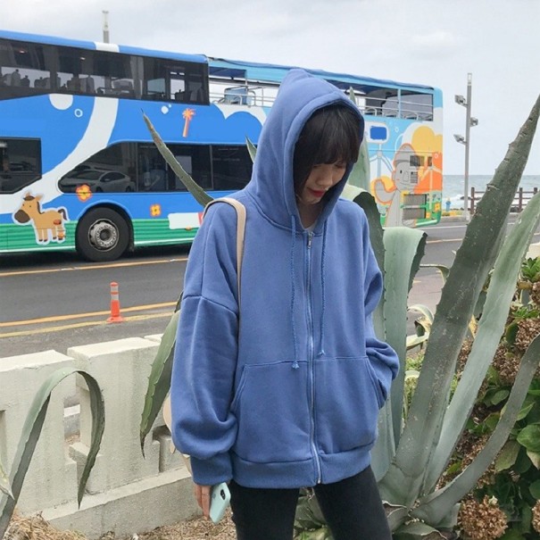 Sudadera de mujer P1738 azul