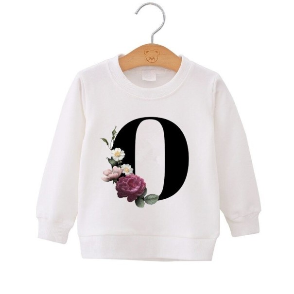 Sudadera de niña con letra 13 O