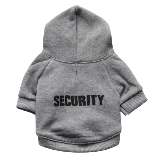Sudadera de seguridad para perros y gatos gris S