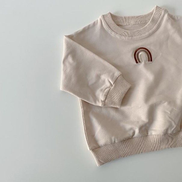 Sudadera infantil L514 beige 3
