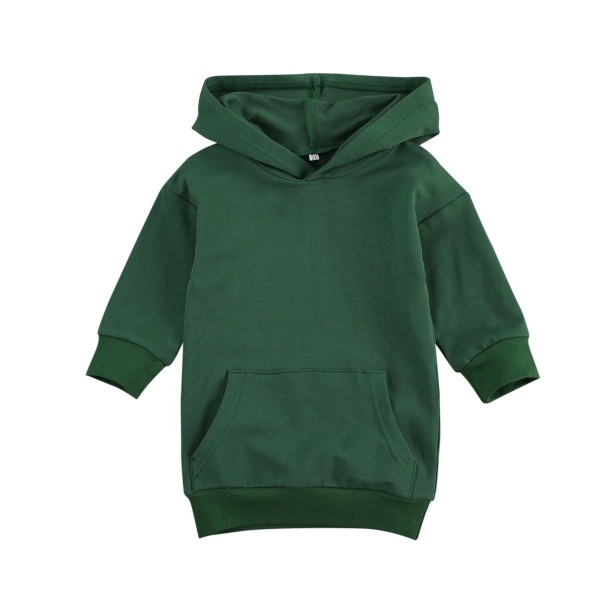 Sudadera infantil L557 verde oscuro 2
