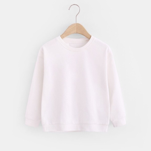 Sudadera infantil L584 blanco 5