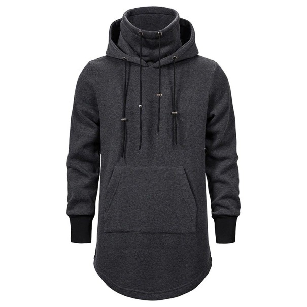 Sudadera larga hombre F34 gris oscuro M
