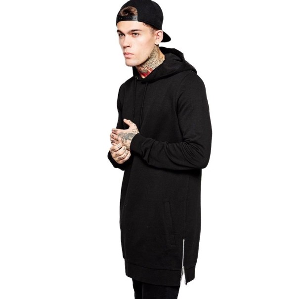 Sudadera larga hombre F37 negro XS