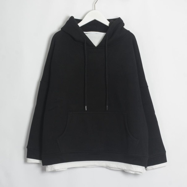 Sudadera oversize mujer B3 negro