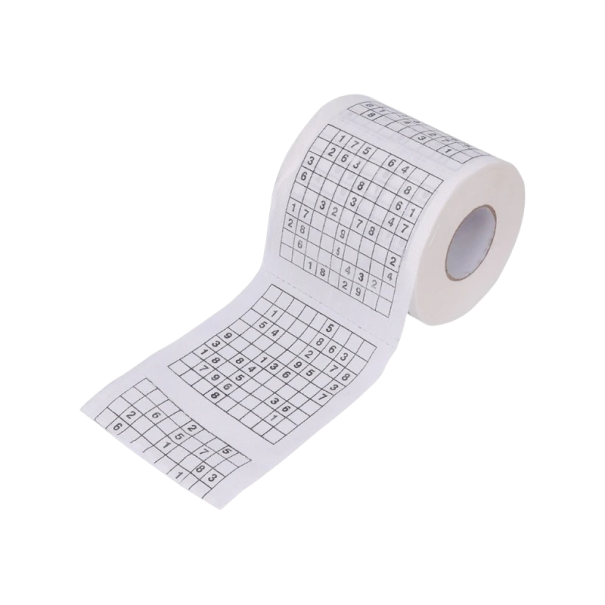 Sudoku-Toilettenpapier Fun-Toilettenpapier 1 Rolle/240 Stk 1