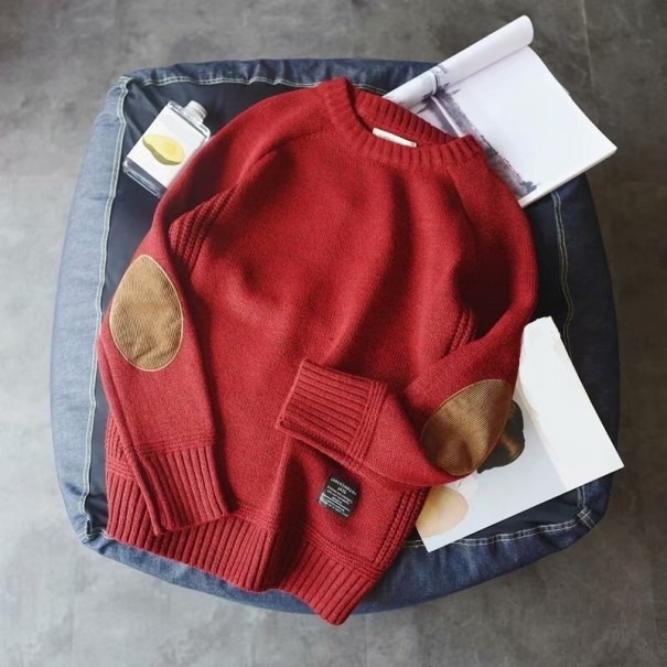 Suéter de hombre A2607 rojo M