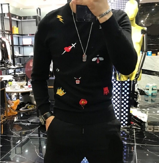 Suéter de hombre A2613 negro XS