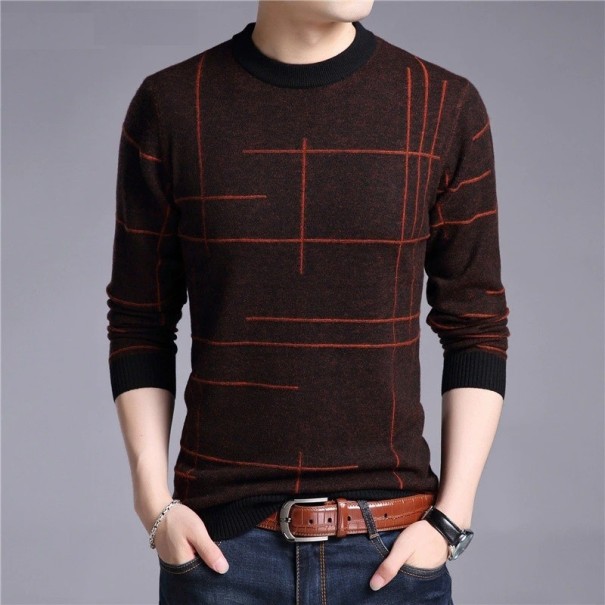 Suéter de hombre F248 rojo XS