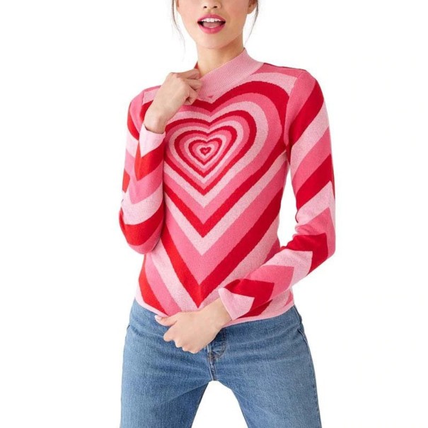 Suéter de mujer con corazón 1