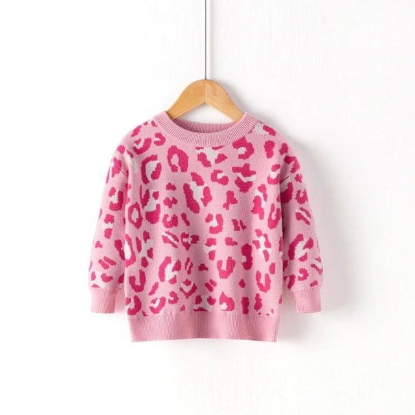 Suéter de niña L617 rosa 5