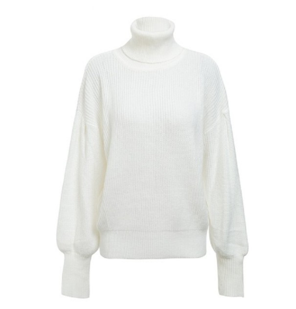 Suéter de punto para mujer J1838 blanco