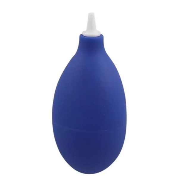 Suflantă de praf din cauciuc antistatic pentru curățarea delicată a pieselor ceasului 8,8x4,2 cm cu vârf de duză de precizie albastru