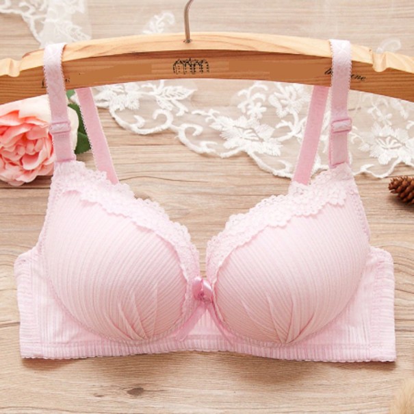 Sujetador acolchado para niñas rosa 14