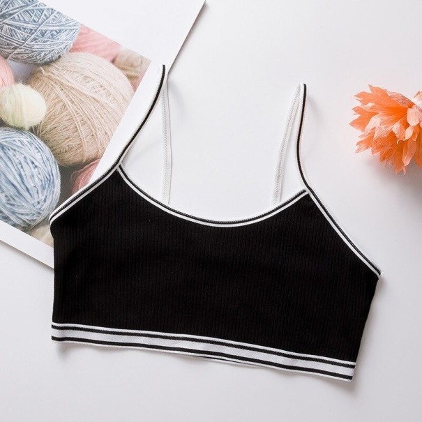 Sujetador con aros para niñas B1574 negro L