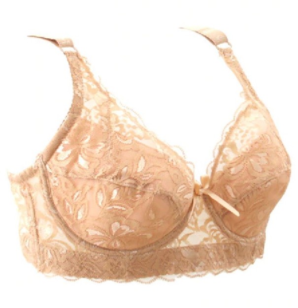 Sujetador de encaje para mujer J3184 beige 95B
