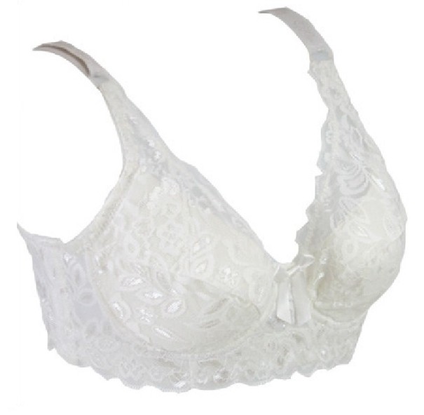 Sujetador de encaje para mujer J3184 blanco 75C