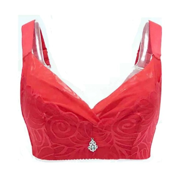 Sujetador de mujer con adorno Nancy rojo 95F