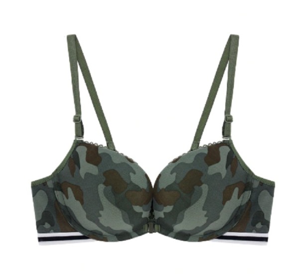 Sujetador de mujer con estampado militar 75B