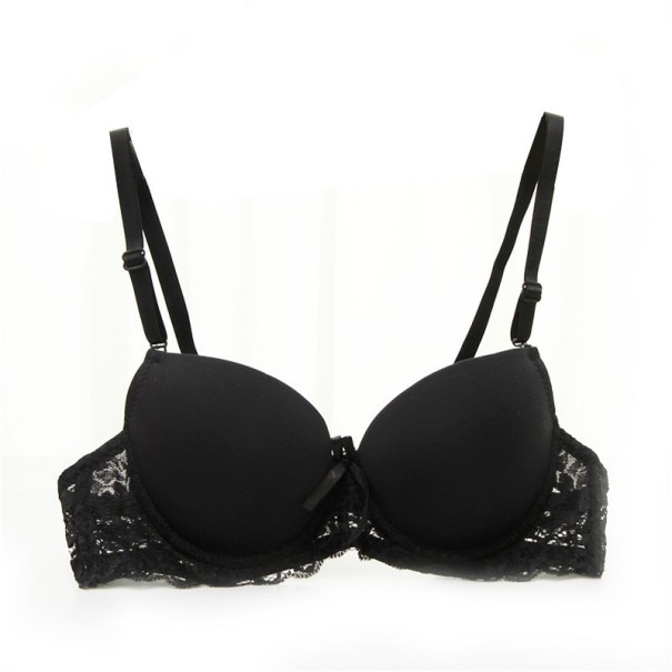 Sujetador de mujer con lazo J793 negro 70A