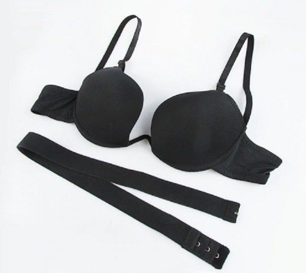 Sujetador de mujer para escote profundo J2338 negro 70B