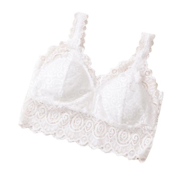 Sujetador tipo bralette elegante J1613 blanco