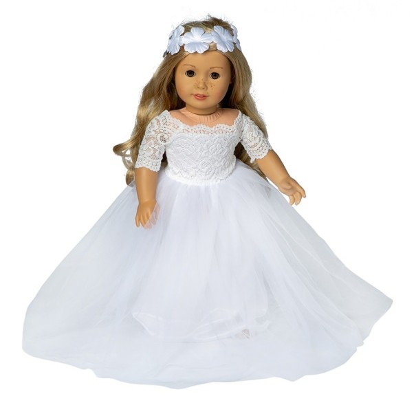 Suknia ślubna dla lalki A197 1