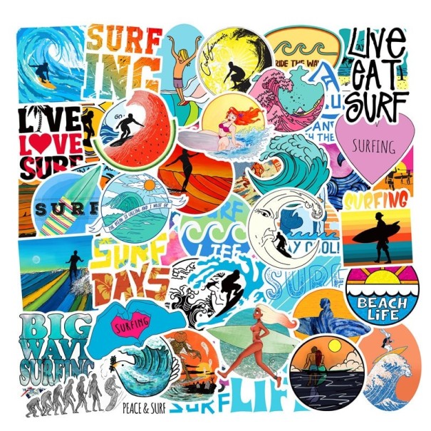 Summer Stickers 50 pcs E225 1