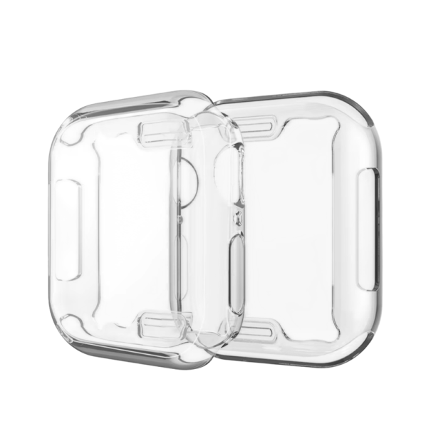 Suojakotelo TPU Apple Watch 42 mm, pehmeä kuori, näytön suoja Apple Watch Series 1, 2, 3, älykellotarvikkeet Läpinäkyvä