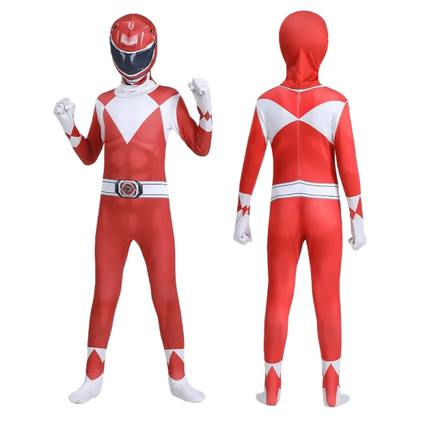 Superheltekostume Halloween-kostume Karnevalskostume til børn og voksne Superhelteheldragt rød 5
