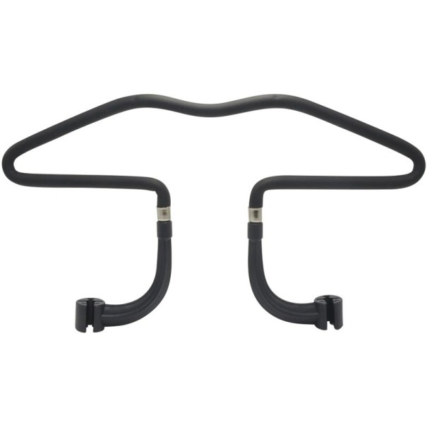 Suport auto universal 450 x 250 mm, negru, pentru haine și costum, pentru tetiera banchetei din spate, accesorii auto din PVA și oțel inoxidabil 1