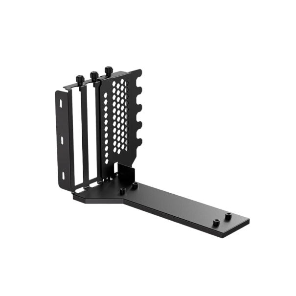 Suport de montare vertical pentru placă grafică GPU Structură din oțel stabil Accesorii PC pentru aranjament estetic al computerului negru