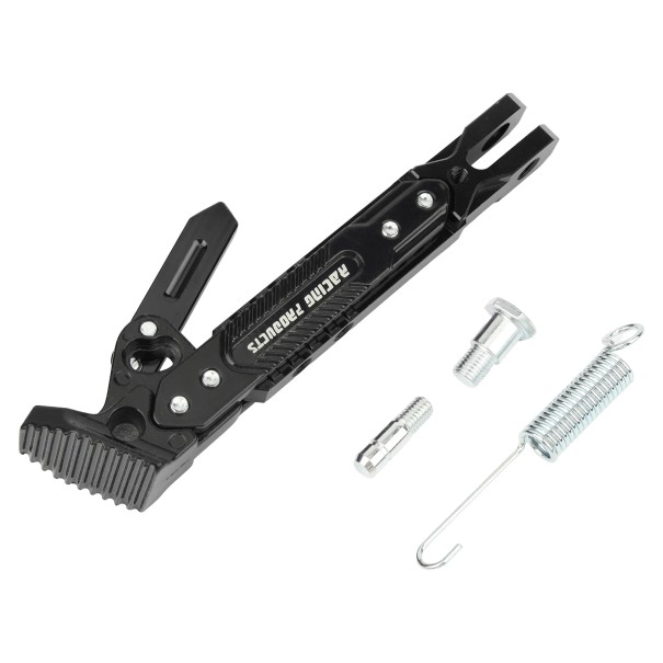 Suport lateral universal colorat pentru motocicletă Suport lateral ajustabil cu set de montaj pentru KTM Honda Suzuki Yamaha Kawasaki negru