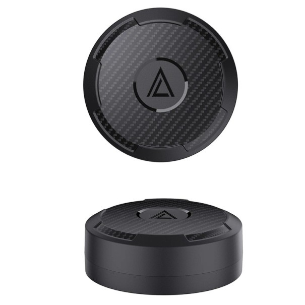 Suport magnetic cu husă impermeabilă pentru protecția AirTag-ului în utilizarea în mașină, pe bicicletă sau motocicletă, permițând o amplasare sigură și ascunsă. 1