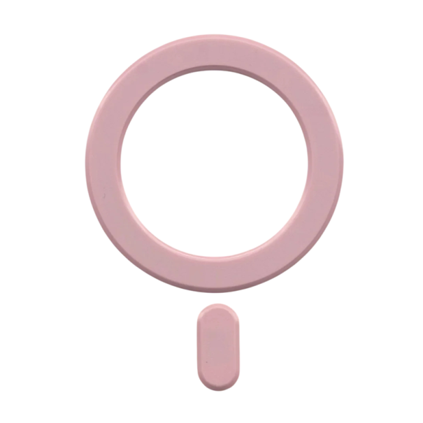 Suport magnetic pentru telefon cu etichetă universală de 5,9 cm Suport magnetic pentru iPhone și Android Fixare fermă și utilizare confortabilă roz