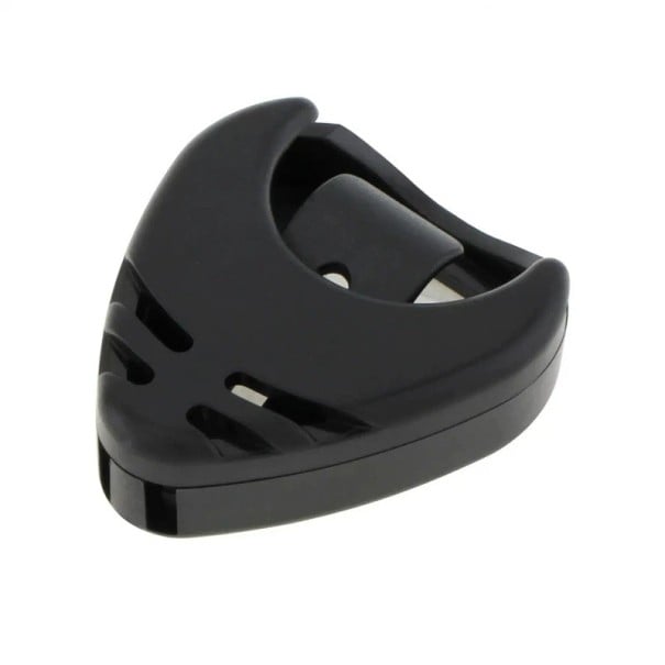 Suport pentru pana din plastic cu husă practică Suport negru pentru chitară Mâner autoadeziv pentru depozitarea convenabilă a panarilor Accesorii 1