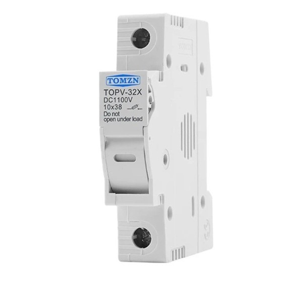 Suport siguranțe DC 18 x 85,5 mm 1polo 1000 V pentru sisteme fotovoltaice solare TOPV-30 bază protecție de înaltă tensiune FV gpV 1