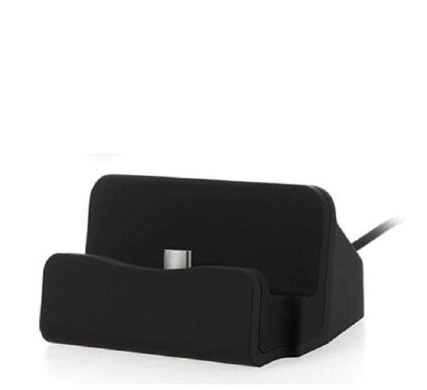 Suport universal de masă cu conector USB-C negru