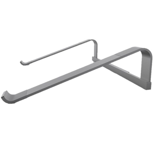 Suporte ajustável para laptop cinzento