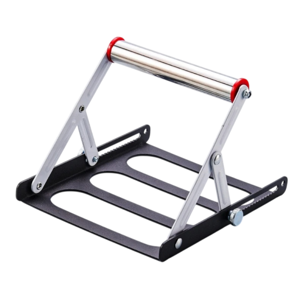 Suporte ajustável para serra de bancada com altura de 30-135 mm, dimensões 165 x 200 mm, design estável em alumínio para trabalho fácil 1