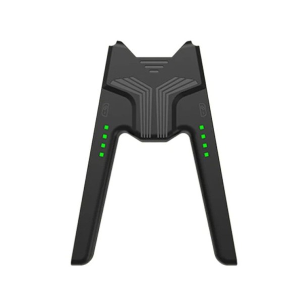 Suporte de carregamento portátil Aolion para Nintendo Switch OLED Joy-Con Gamepad Suporte de carregamento com indicador LED Função de áudio preto