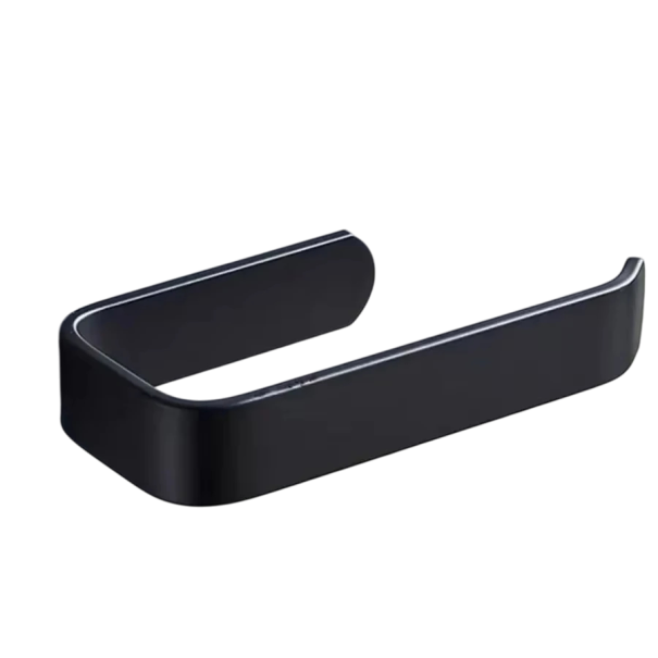 Suporte de parede autocolante 15 x 10 x 7 cm para toalhas e papel higiénico Sem perfuração Cabide de casa de banho Gancho não perfurado Acessórios 1