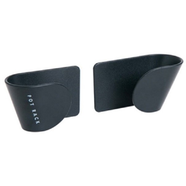 Suporte de parede para tampas preto