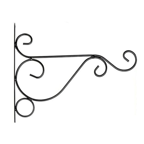Suporte de parede para vaso suspenso preto S