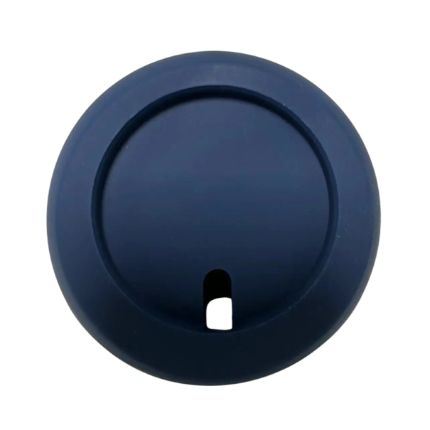 Suporte de silicone para estação de carregamento MagSafe Suporte redondo para carregador Base estável Proteção de superfícies Acessório para iPhone azul escuro