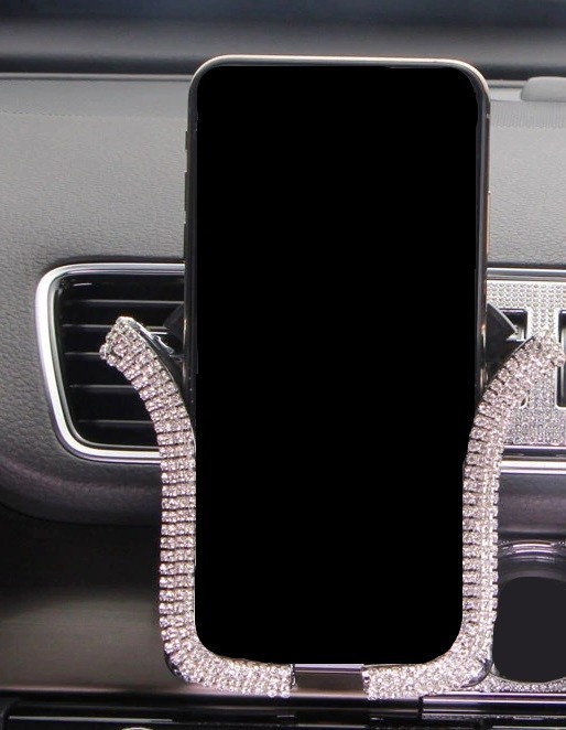 Suporte de telemóvel para carro com pedras 6