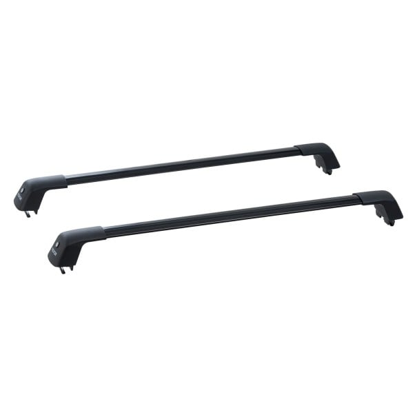 Suporte de teto universal para automóvel 120 cm capacidade 90 kg alumínio preto barras de teto para transporte de carga 1