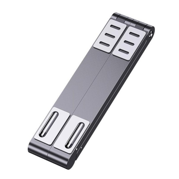 Suporte dobrável para tablet cinzento