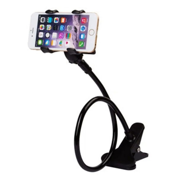 Suporte flexível para telefone preto