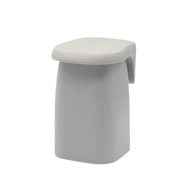 Suporte magnético com ventosa para enxaguante bucal e escova de dentes 10,5x6,5 cm Organizador de parede para casa de banho Drenagem de chuveiro Acessórios de casa de banho cinzento